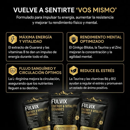 Gomitas Fulvix® — Volvé a Ser el Que Eras